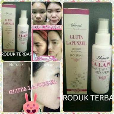 BIOSPRAY LAPUNZEL TANPA DUS / BIOSPRAY / SPRAY PEMUTIH WAJAH / KOSMETIK GROSIR SURABAYA