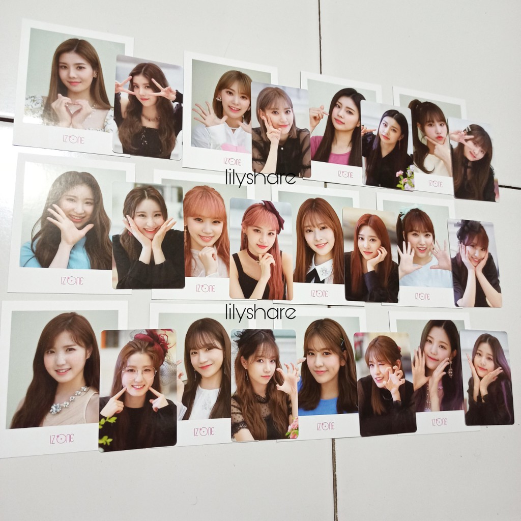 (ready) IZ*ONE EYES ON ME KIT VIDEO Kihno Photocard & Polaroid IZONE