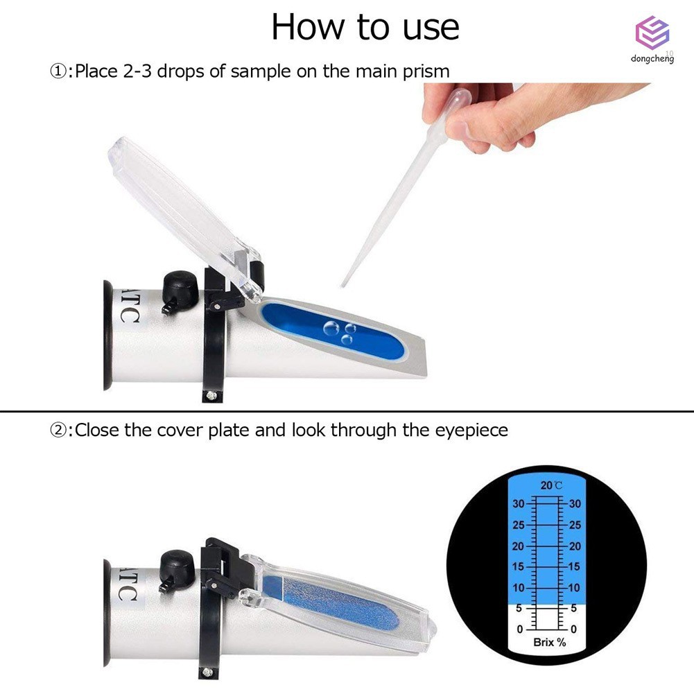 Salinity Refractometer 0-100% / Alat Ukur Kadar Garam