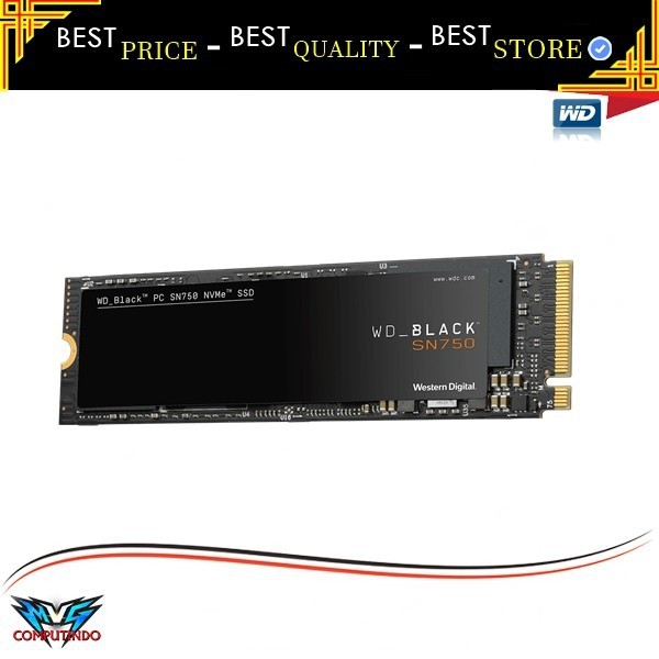 SSD WD Black 500GB SN750 M.2 NVMe 2280 Internal Gaming SSD
