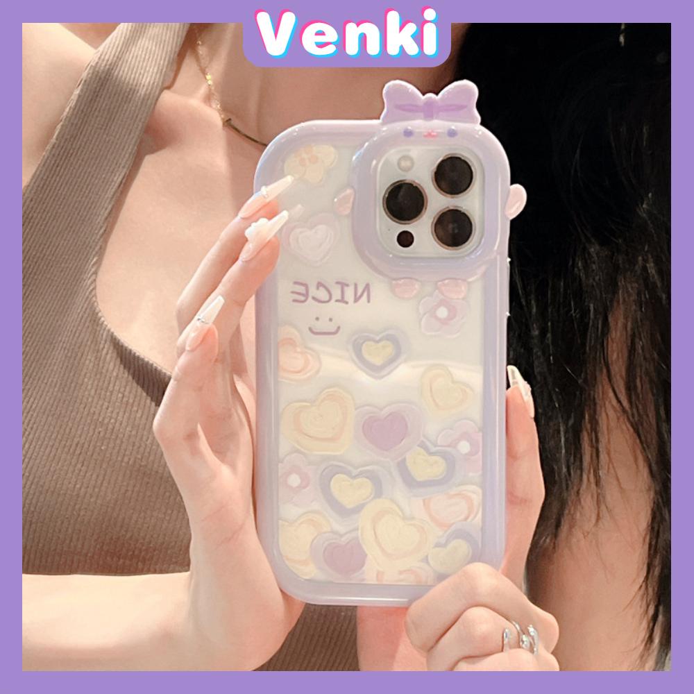 iPhone Case Silicone Soft Case Clear Case Airbag Shockproof Protection Camera Shiny Hand Feel Purple Heart Compatible For iPhone 11 Pro Max 13 Pro Max 12 Pro Max 7Plus xr XS Max