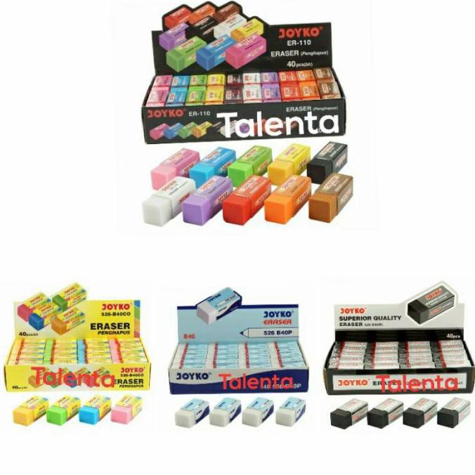 

Diskon Penghapus Pensil Joyko Kecil - 1 pak (40pc) Diskon