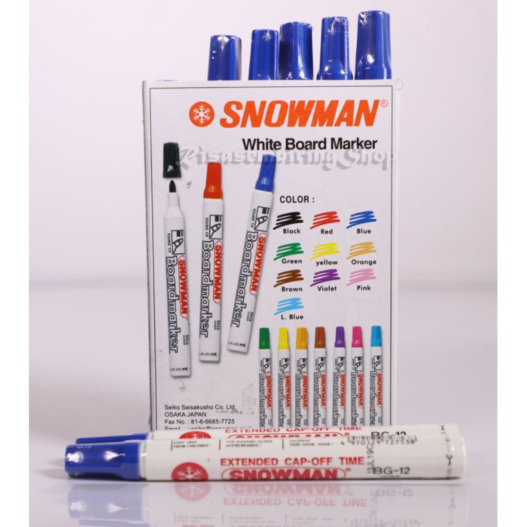 

Spidol Whiteboard Snowman Marker BG12 Spidol Papan Tulis
