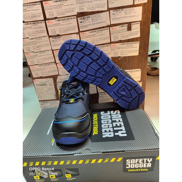 Sepatu Safety Jogger Codar Biru/Safety Shoes Sporty Jogger ORI murah