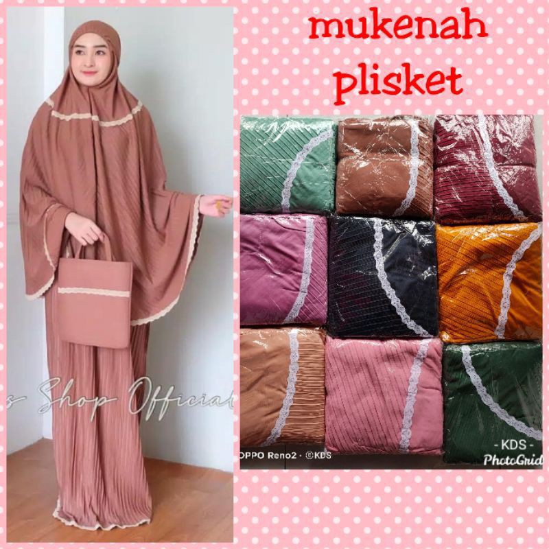 MUKENA PLISKET RENDA // MUKENA  MURAH
