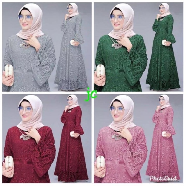 ZR Maxi yunita / Gamis wanita terbaru / Maxi wanita muslimah murah