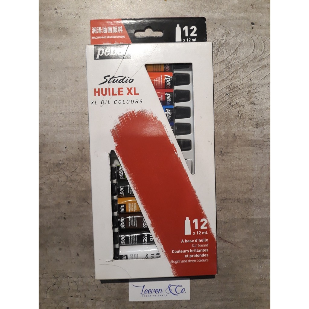

PEBEO XL OIL COLOUR SET 12ML 12 COLOURS