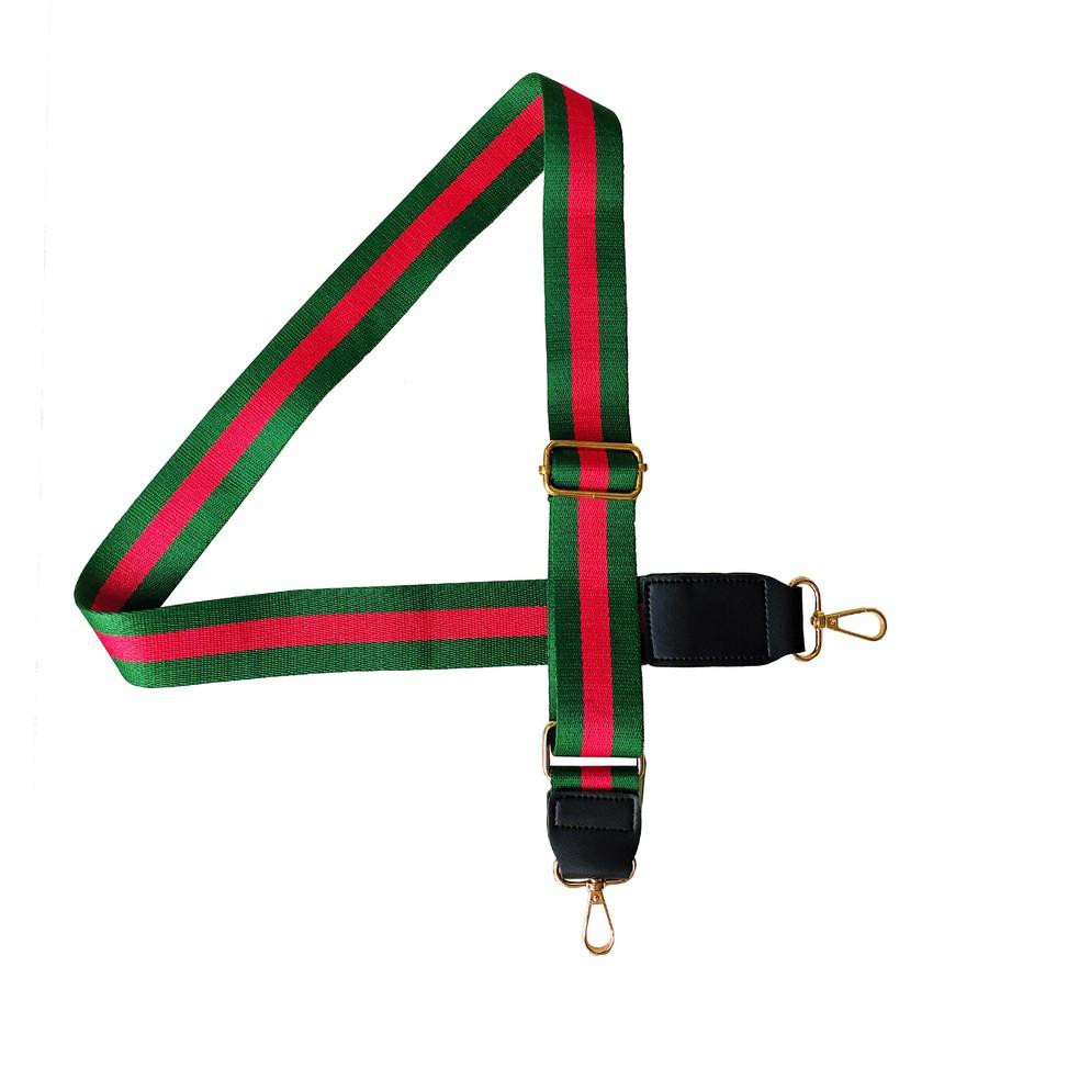 gucci bag with colorful strap