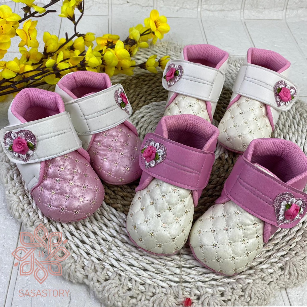 mandirishoestore-SEPATU BOOT BAYI ANAK PEREMPUAN 0-12 BULAN XPY03