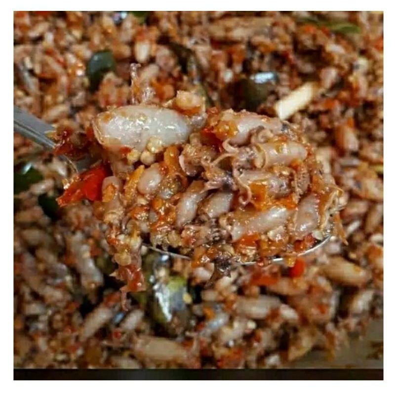 

Sambal Bawang Baby Cumi Pedas Nampol & Sedang ASLI 150g
