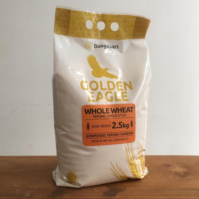 

Ds11D Golden Eagle Tepung Gandum Halus (Whole Wheat) - 2.5 Kg G6B040B