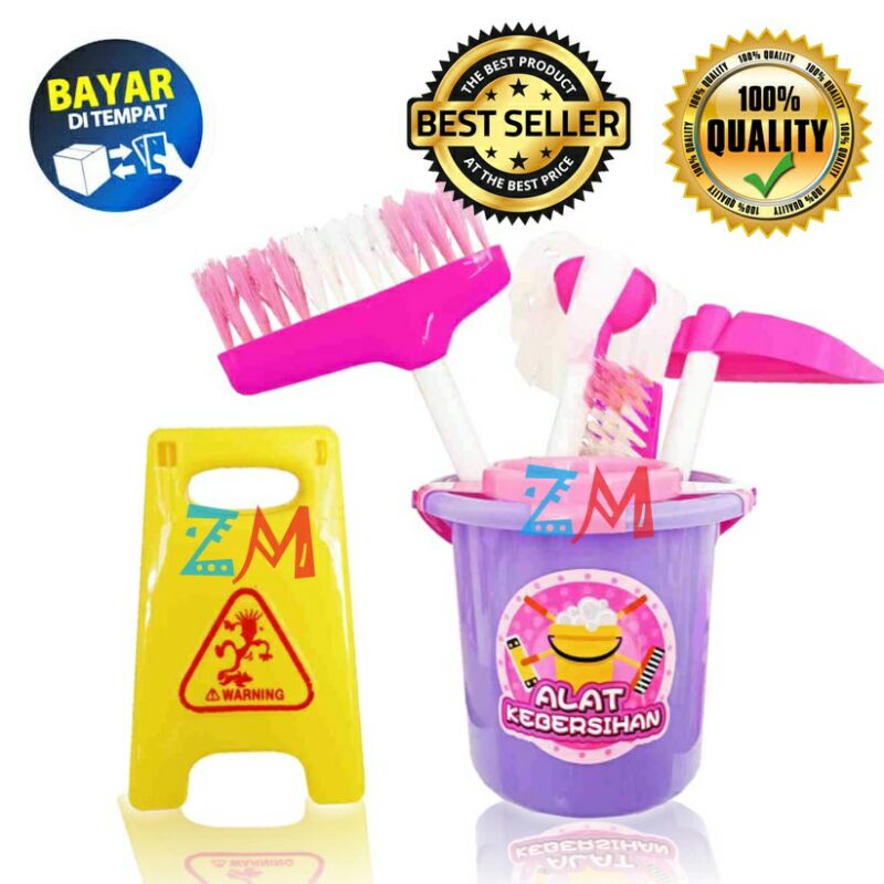 ( BISA COD ) Mainan Anak Alat Kebersihan MC 01 - Cleaning Set Kantong