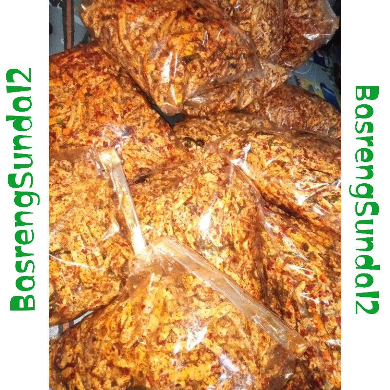 (PAKET RESELLER) BASO GORENG Kemasan 5KG (1 Ball ) Basreng pedas Baso goreng EXTRA PEDAS DAUN JERUK