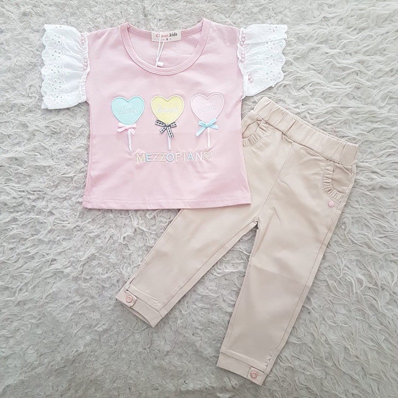 Baju Bayi Love Pants