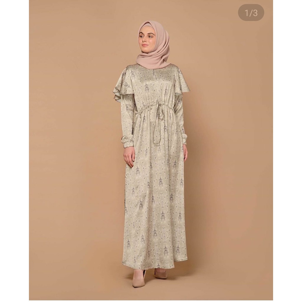 MARYAMA DRESS olive size xL by GONEGANI