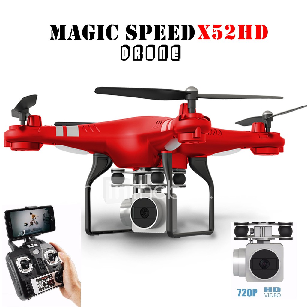 kamera drone x52hd