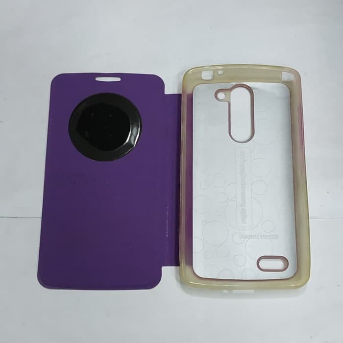 LG L PRIME / D337 sarung flip cover / sarung buku dompet mantul