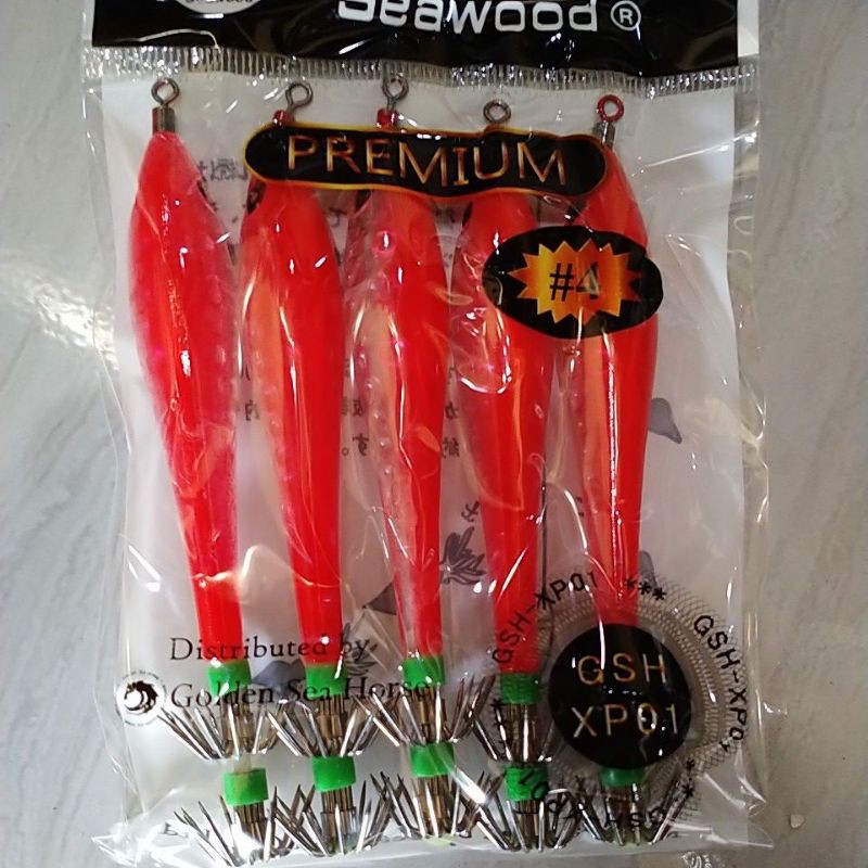 Apolo umpan cumi bentuk ikan