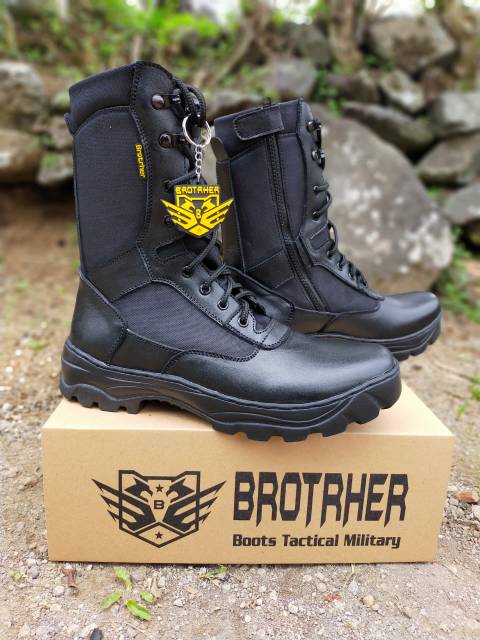 SEPATU PDL BROTRHER MARCO KULIT ASLI SEPATU PDL TNI POLRI SECURITY SATPAM SEPATU BOOTS PRIA WANITA