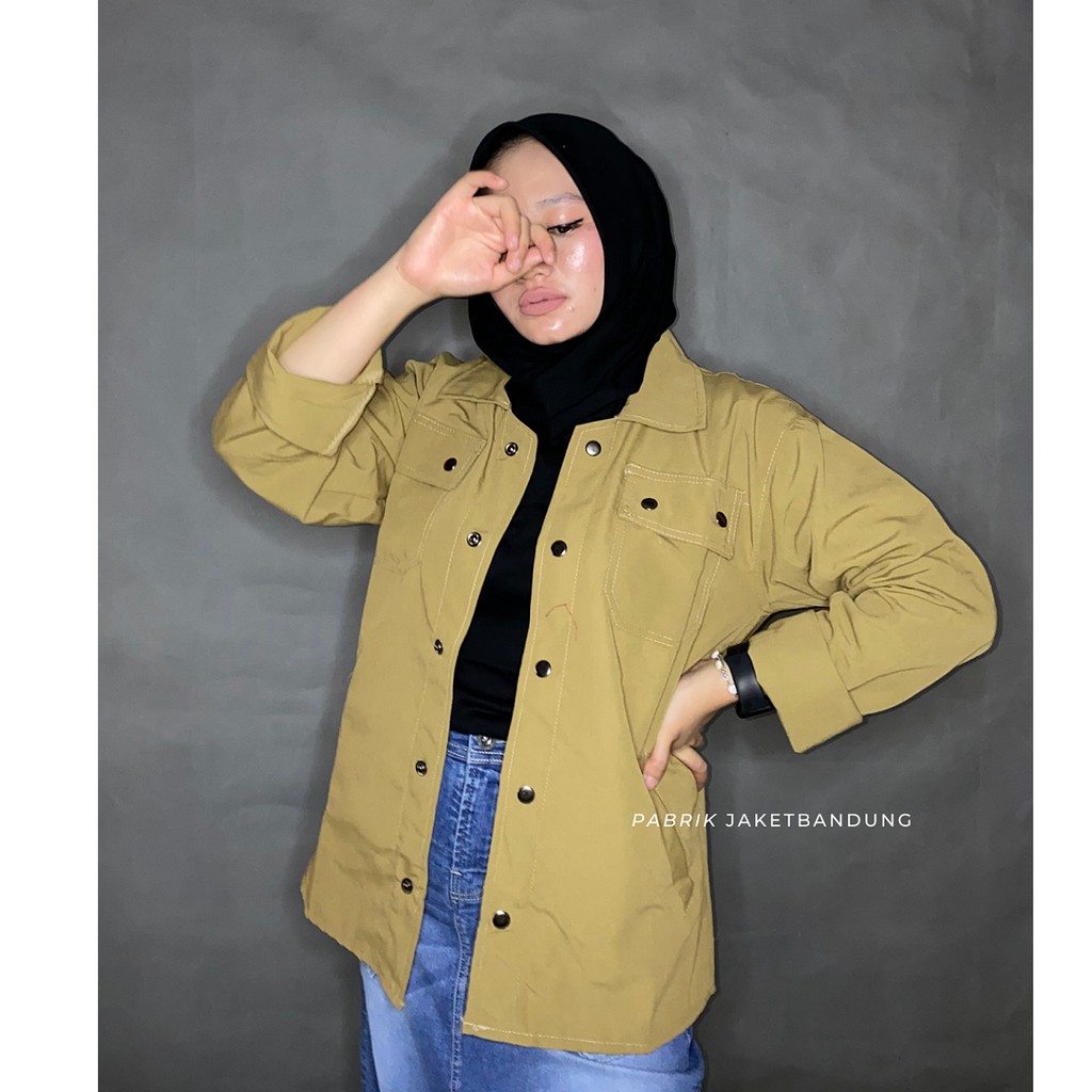 Jaket Semi Parka || Trucker Jacket || Size M - XXL