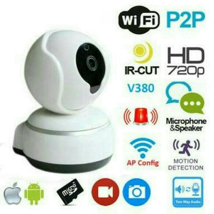 Kamera IP pintar WIFI P2P wireless Security INFRARED NIGHT IP CAMERA