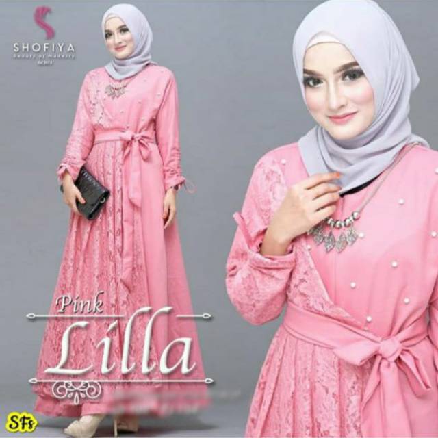 LILA GAMIS BRUKAT PESTA JUMBO Shopee Indonesia LILA GAMIS BRUKAT PESTA JUMBO Shopee Indonesia