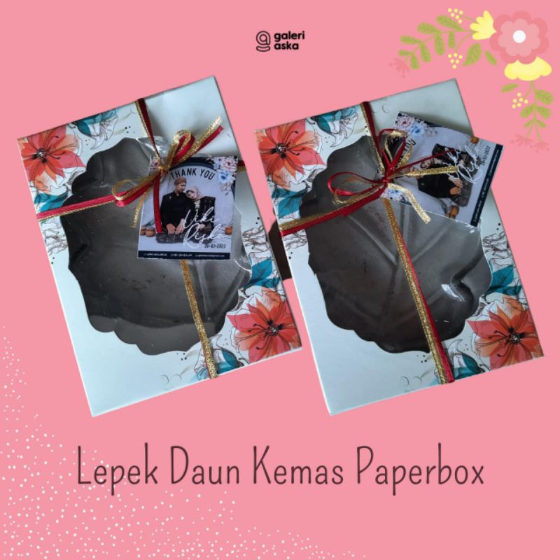 

(200pcs) Lepek Daun Kemas Paperbag