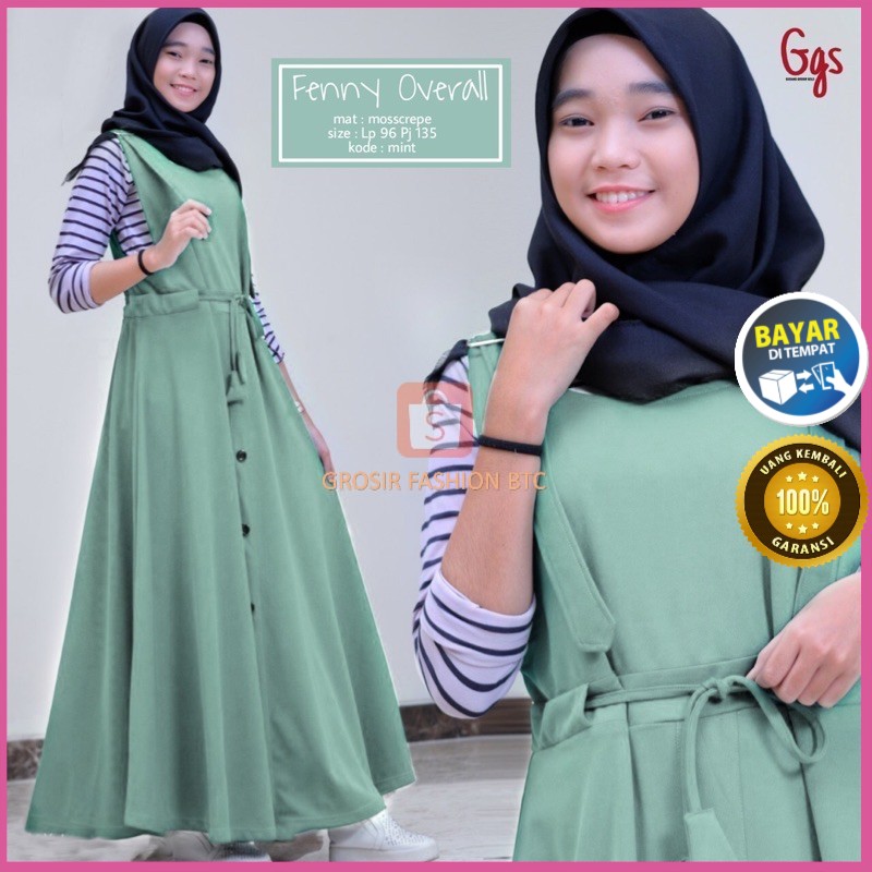 FENNY OVERALL BEST SELLER ORIGINAL GGS BY SHOFIYA (FREE INNER)