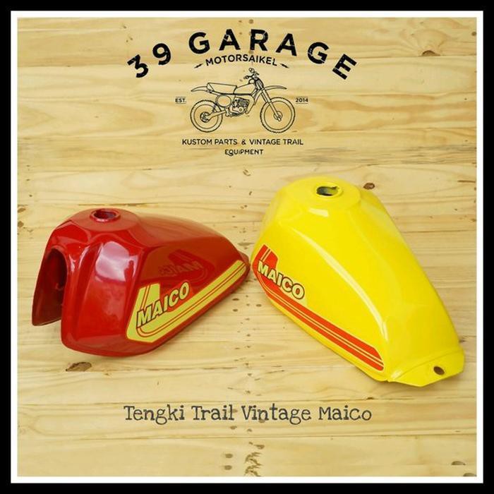 Tangki trail jadul tangki trail model maico vintage trail jadul T