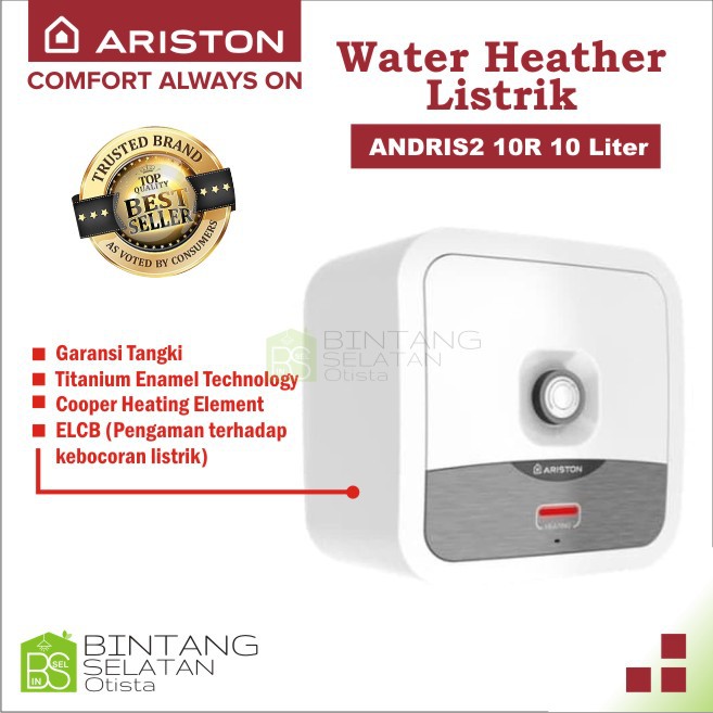 WATER HEATER ARISTON PEMANAS AIR AN2 10R ANDRIS210R 10LITER