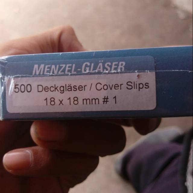 Cover Glass/ Deck Glass Menzel Glaser Germany.