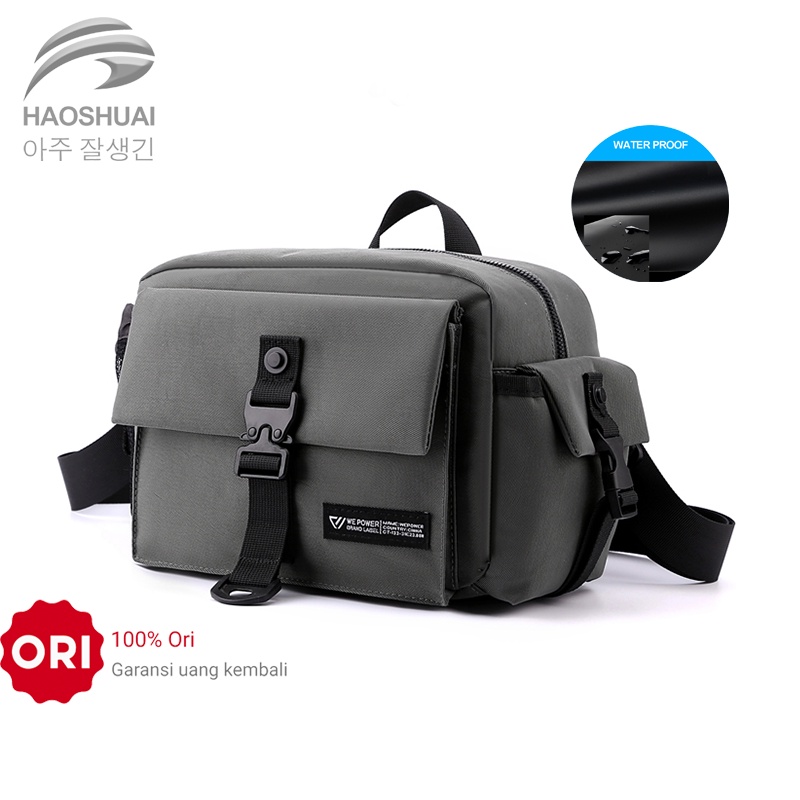 HAOSHUAI 5900 Tas Selempang Pria Sling Bag Pria Waist Bag Pria Waterproof WATCHKITE WKOS