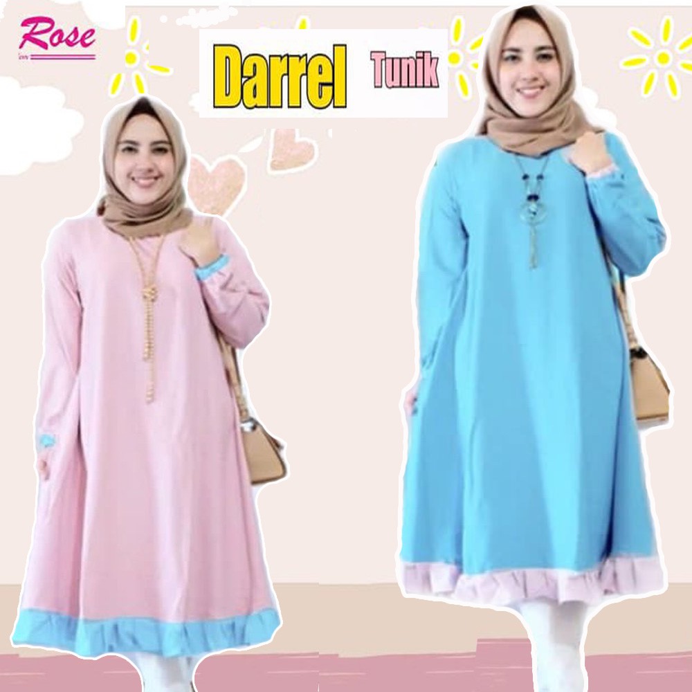 Atasan muslim wanita Darrel Tunik By Lufy