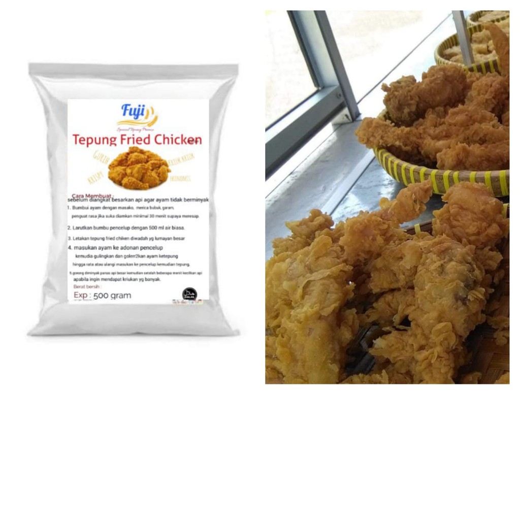 

Tepung Ayam Goreng Krispy dan Kriwil gratis Bumbu Pencelup