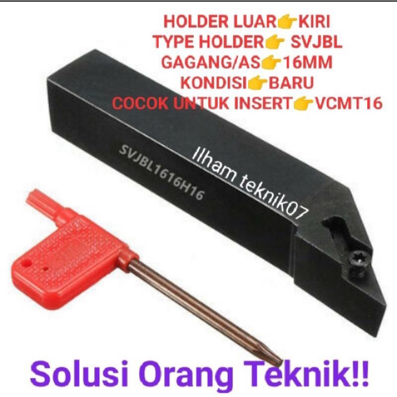 holder bubut insert bubut set insert bubut pahat bubut holder svjbl1616 set insert VCMT16 holder kir