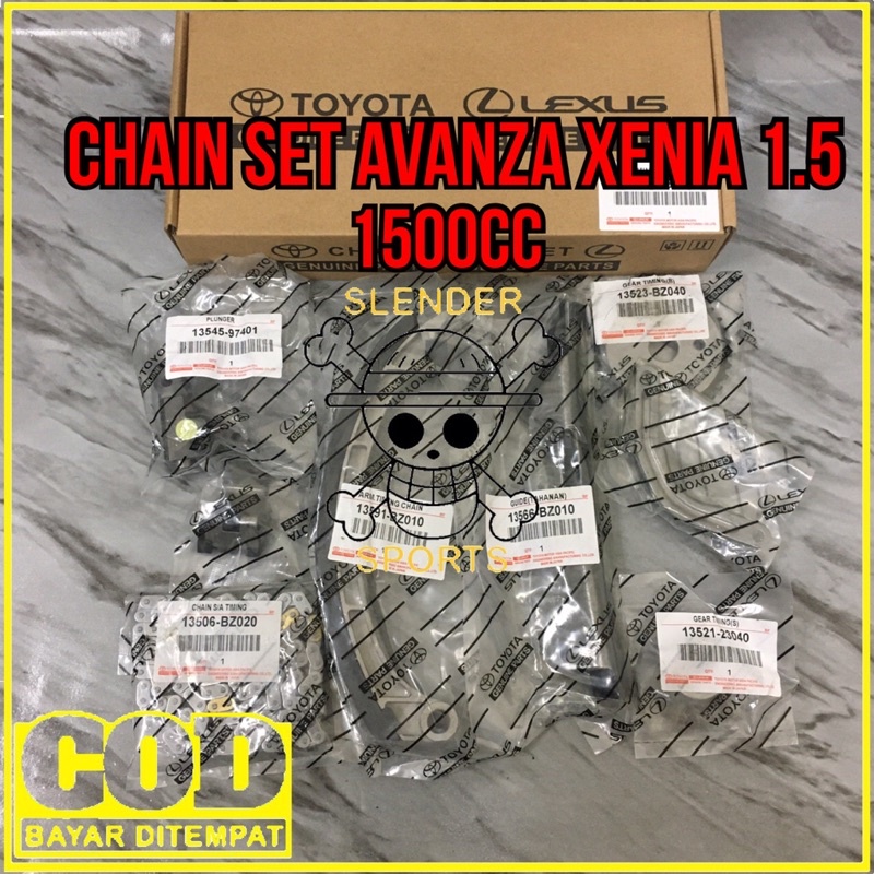 TIMING CHAIN SET RANTAI KETENG SET AVANZA XENIA GRANDMAX 1.5 1500CC