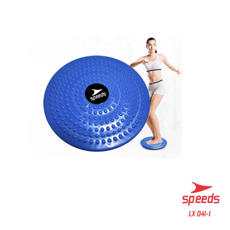 Original Plate Waist SPEEDS LX 041-01 BLUE BIRU Magnetic Trimmer Jogging Body Twisting Alat Gym Olah