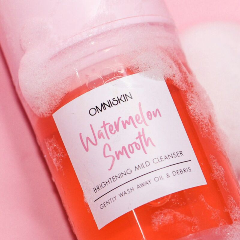 Brightening mild cleanser watermelon smooth omniskin