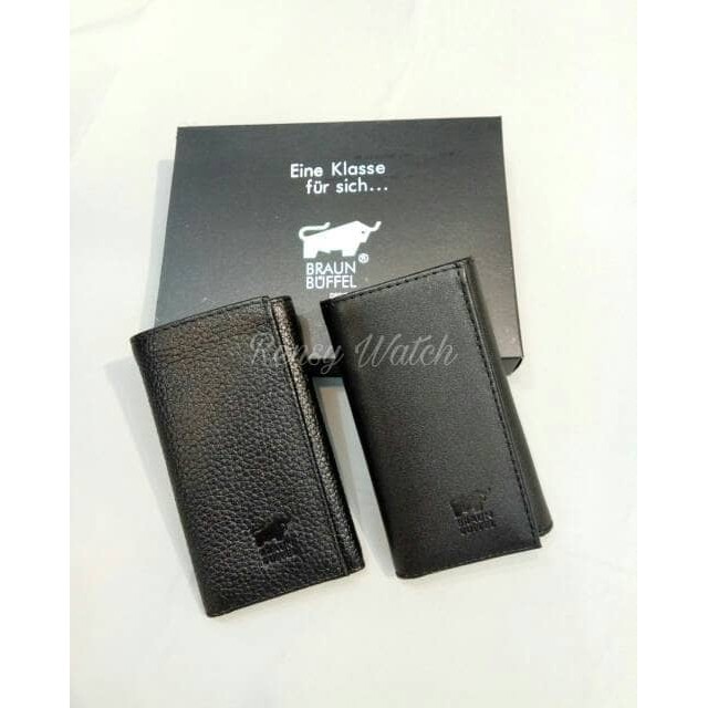 Dompet/Gantungan Kunci n Stnk mobil motor Braun Buffel kulit