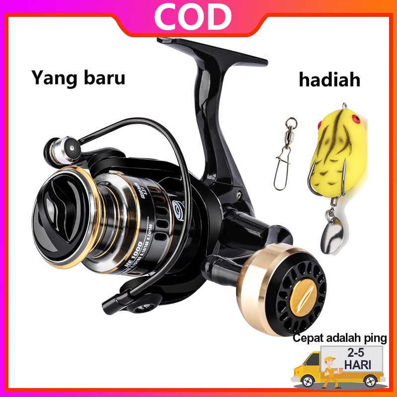 Sougayilang Spinning Fishing Reel 5.2: 1 Gear Ratio Fishing Reel Untuk Memancing Di Luar Ruangan