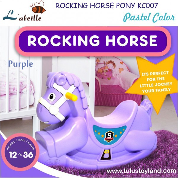 Kuda kudaan L'abeille Rocking Horse Pony