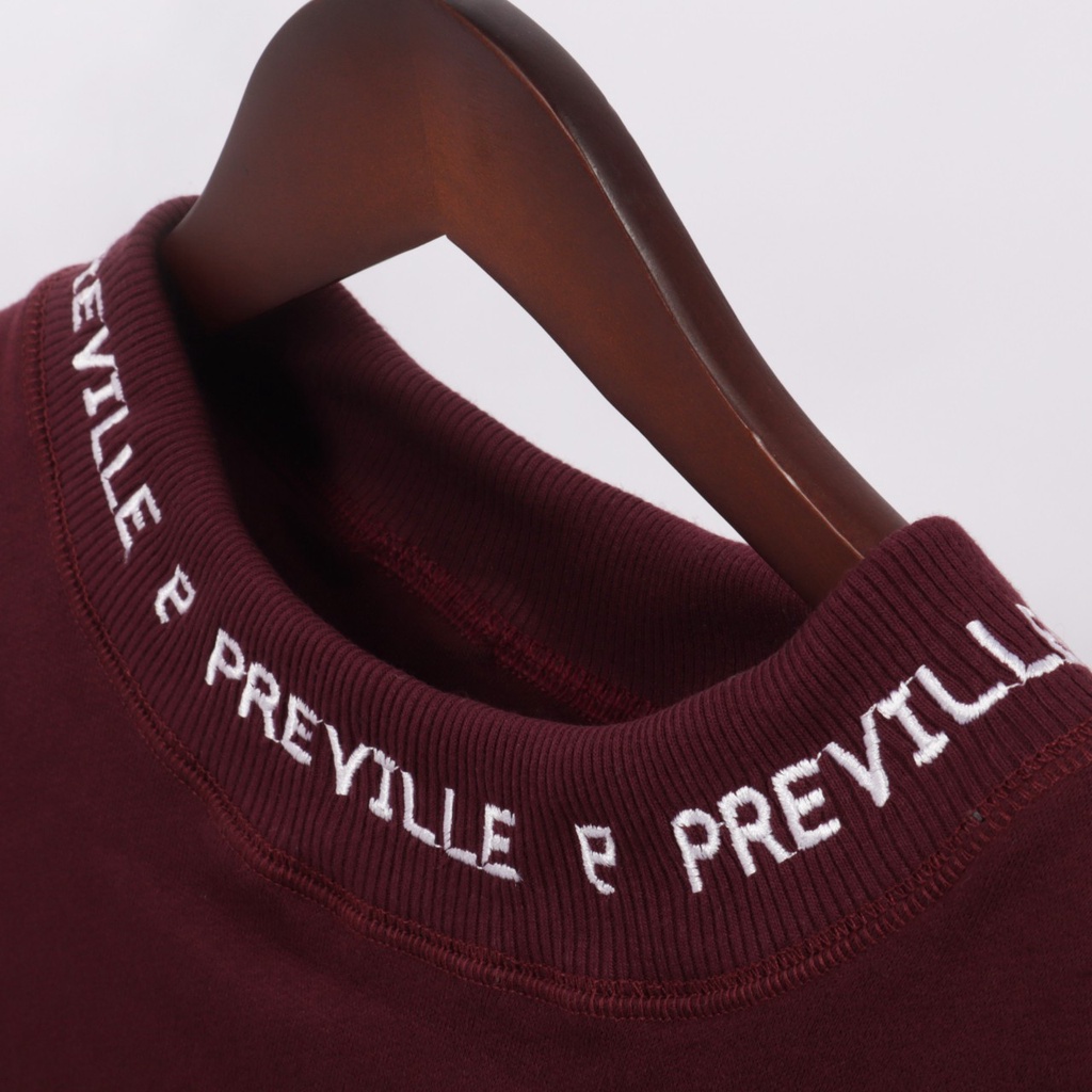 JAKET SWEATER CREWNECK PREVILLE SIMPLE UNISEX GOOD QUALITY