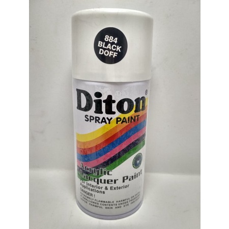 Promo CAT SEMPROT DITON HITAM-BLACK DOFF Diskon