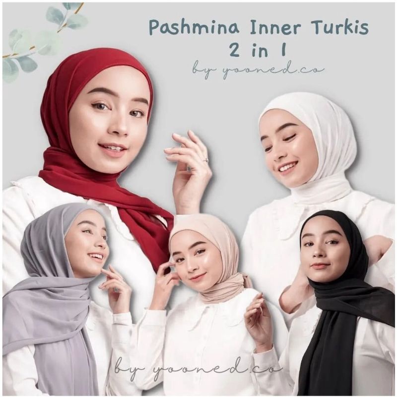 Lira pasmina hijab pashmina hijab instan inner 2in1 ceruty