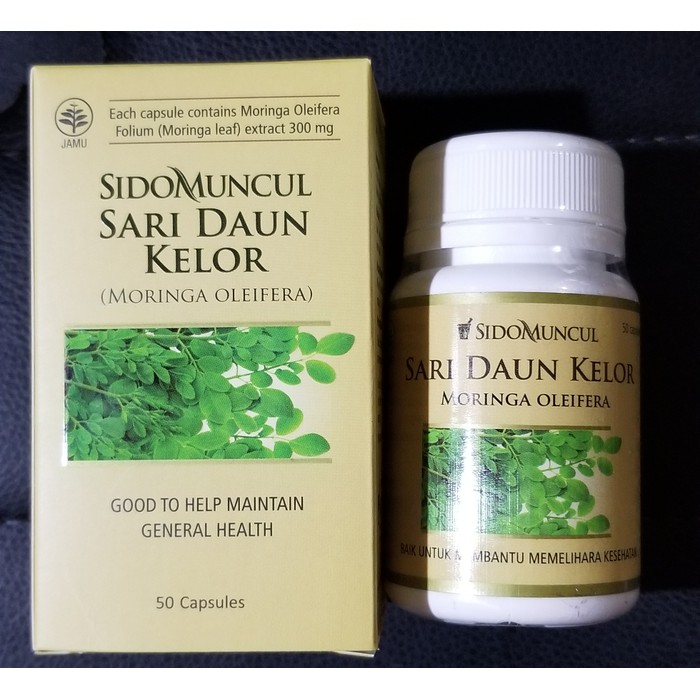 Obat Herbal Sido Muncul Sari Daun Kelor Menurunkan Kolestrol Shopee Indonesia