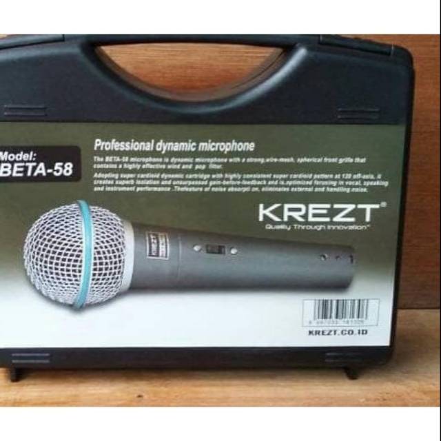 Microphone krezt BETA 58 Koper Original