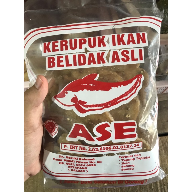 

Kerupuk Ikan Belidak Asli (Ase)