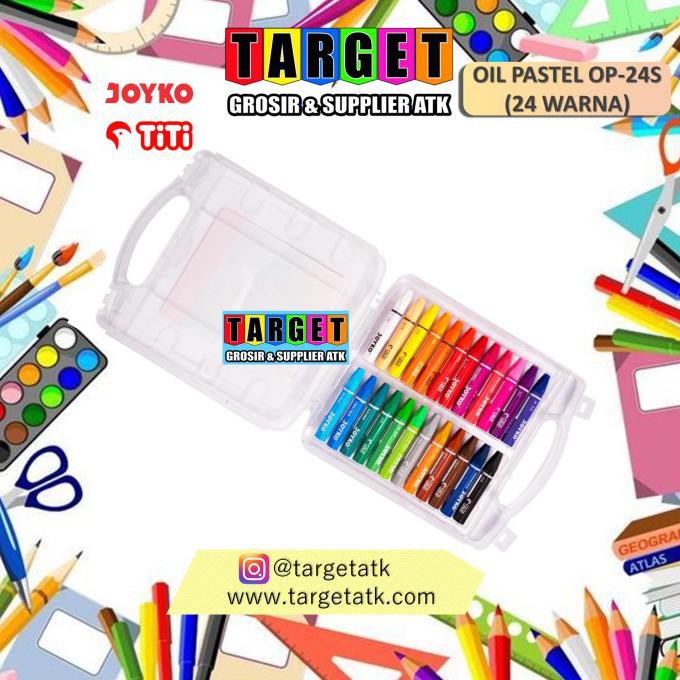 

(PERALATAN MENGGAMBAR) CRAYON JOYKO TITI 24 ORIGINAL / OIL PASTEL 24 COLORS / KRAYON MINYAK SALE