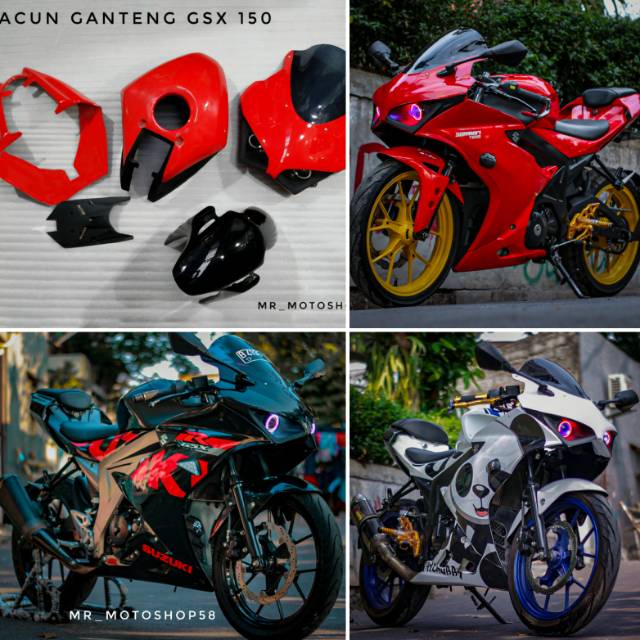 Paket Kedok Ducati Gsx 150 R Visor Gsx 150 Fender Gsx 150 Body Gsx 150