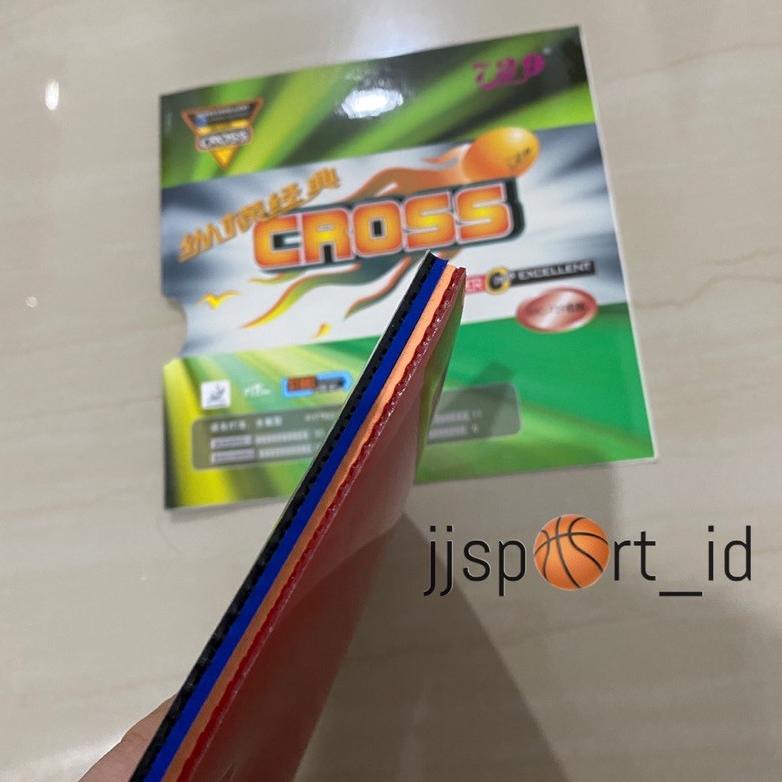 Karet Bat Pingpong Karet Bet Pingpong Rubber Bet 729 Cross Original Isi Sepasang
